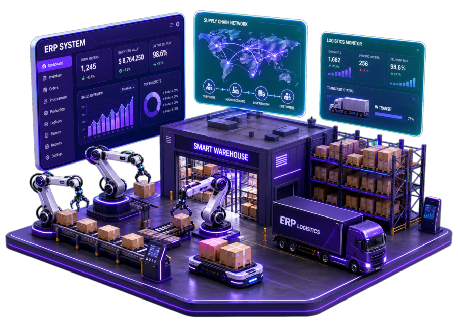 أنظمة ERP واللوجستيات المتقدّمة